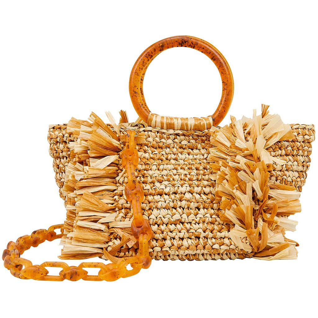 Carolina Santa Domingo Raffia Bag