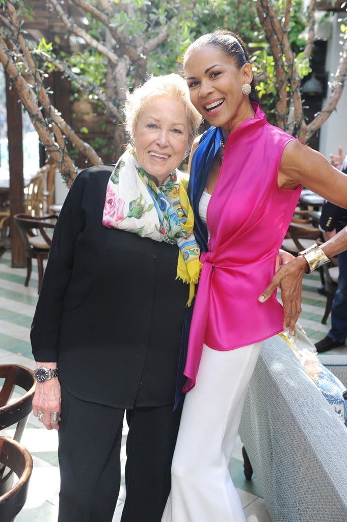 Iran Issa Khan & Donna Preudhomme at Soho Beach House Miami Fashion for Breakfast