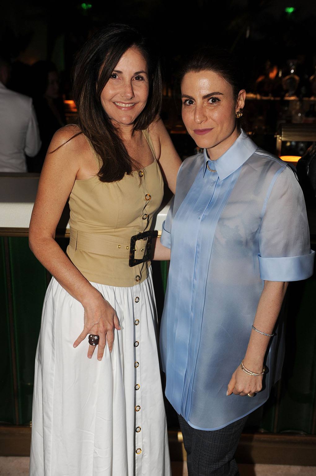 Lana Bernstein & Ashley Melisse Abess at Le Sirenuse Miami for De Beers Bal Harbour boutique opening celebration