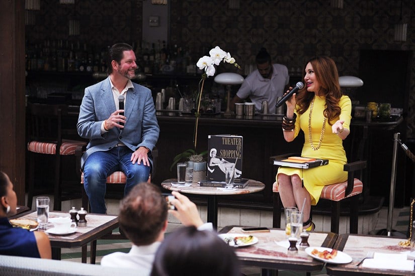 Matthew Whitman Lazenby & Tara Solomon fashion for breakfast chat at Soho Beach House Miami