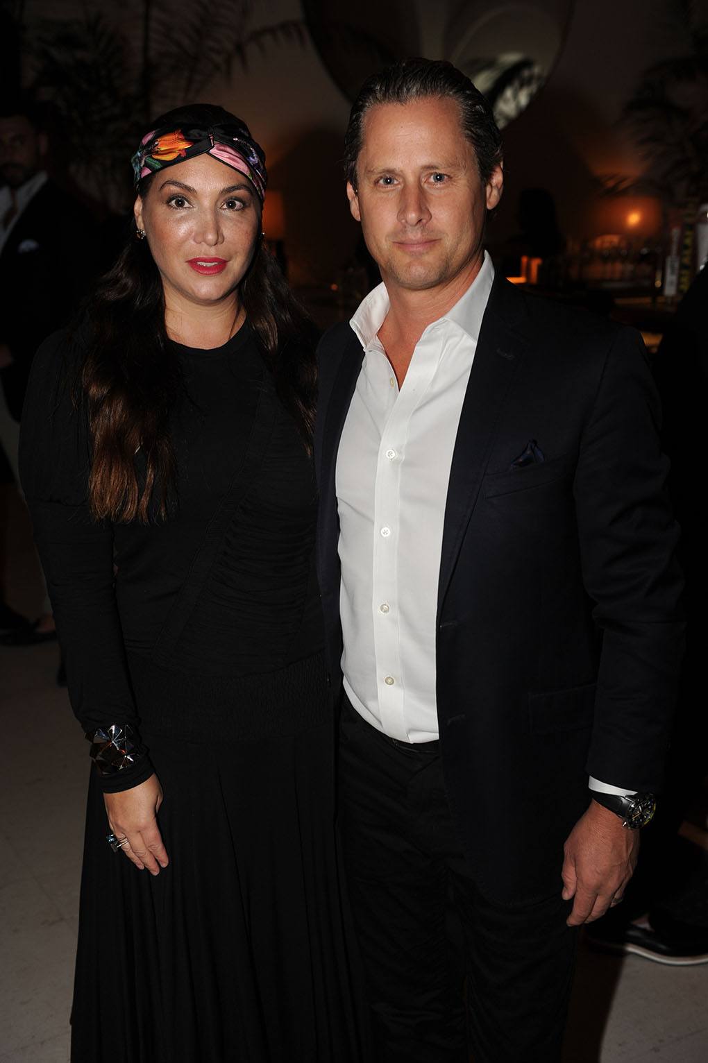 Soledad Lowe & Justin Lowe at Le Sirenuse Miami for De Beers Bal Harbour boutique opening celebration