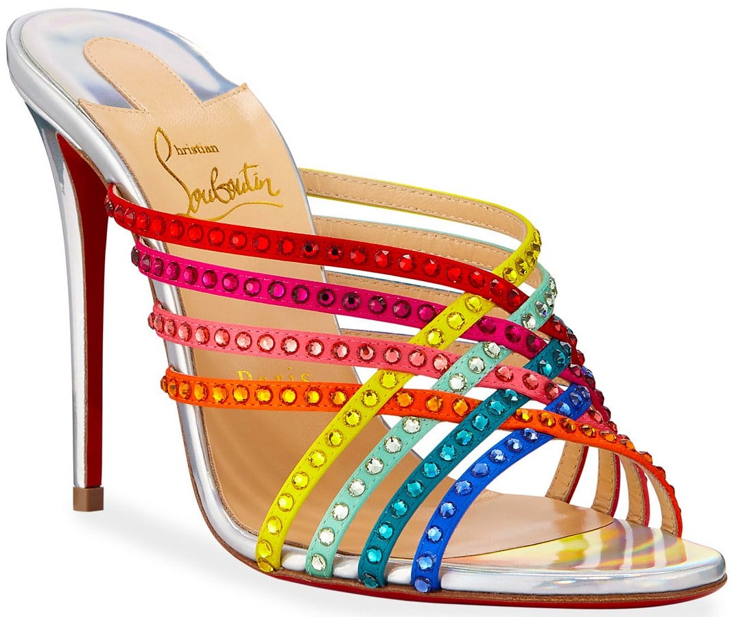 Christian Louboutin Marthastrass Red Sole Slide Sandals available at Saks Fifth Avenue Bal Harbour