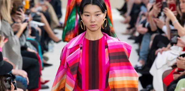 A look from Valentino's Spring/Summer Runway