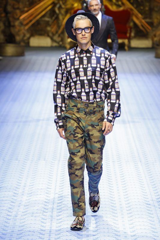 Dolce & Gabbana Spring 2019 Runway Pattern clash