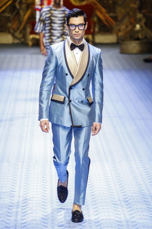 Dolce & Gabbana Spring 2019 Runway Double Breasted Suiting