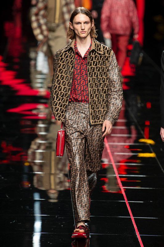 Fendi Spring 2019 Runway Pattern Clash Trend
