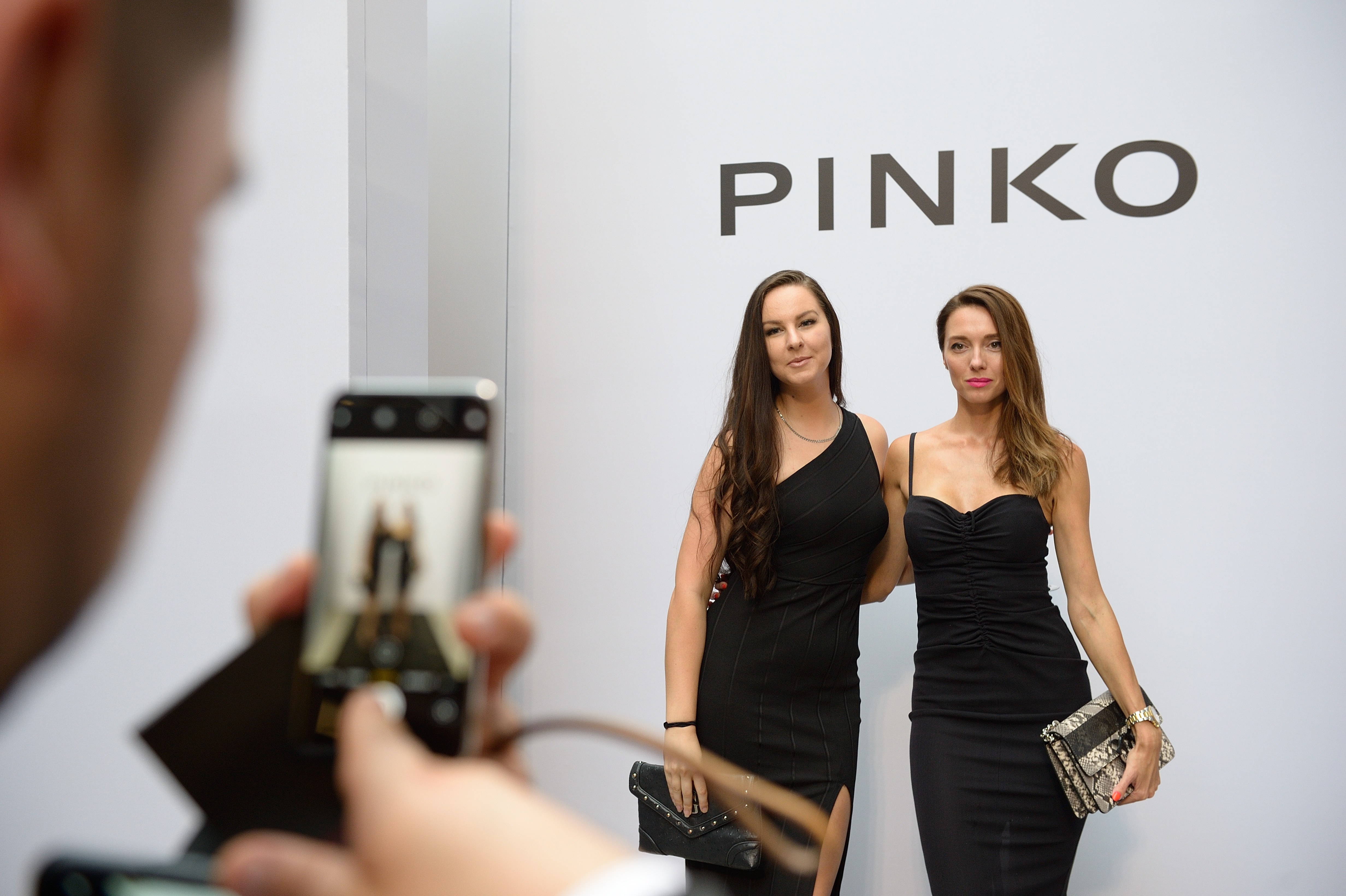 Guests enjoying their time at the Pinko Walk in the Garden Fashion Show