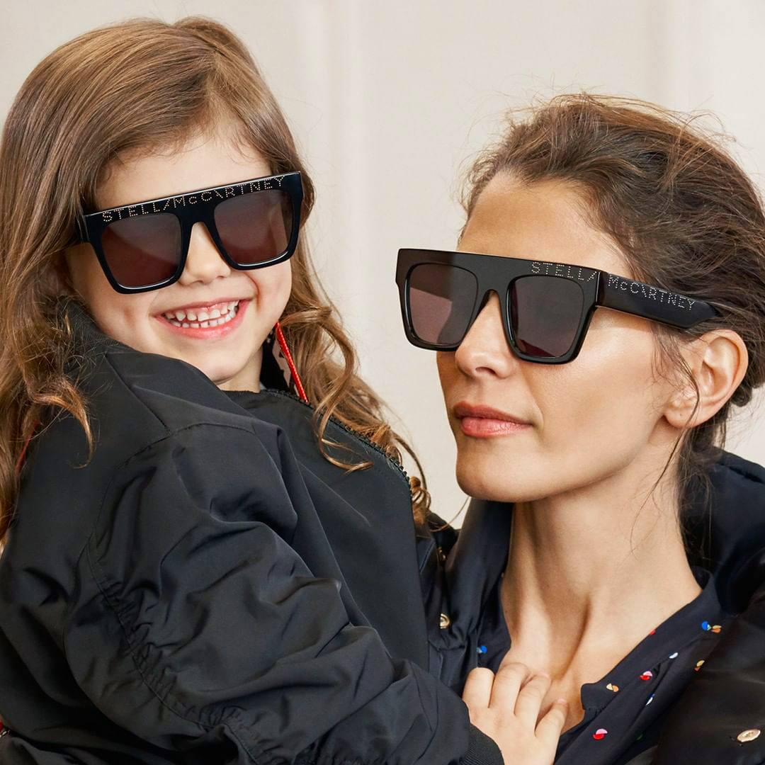 Mother & Daughter Black sunglasses by Stella McCartney