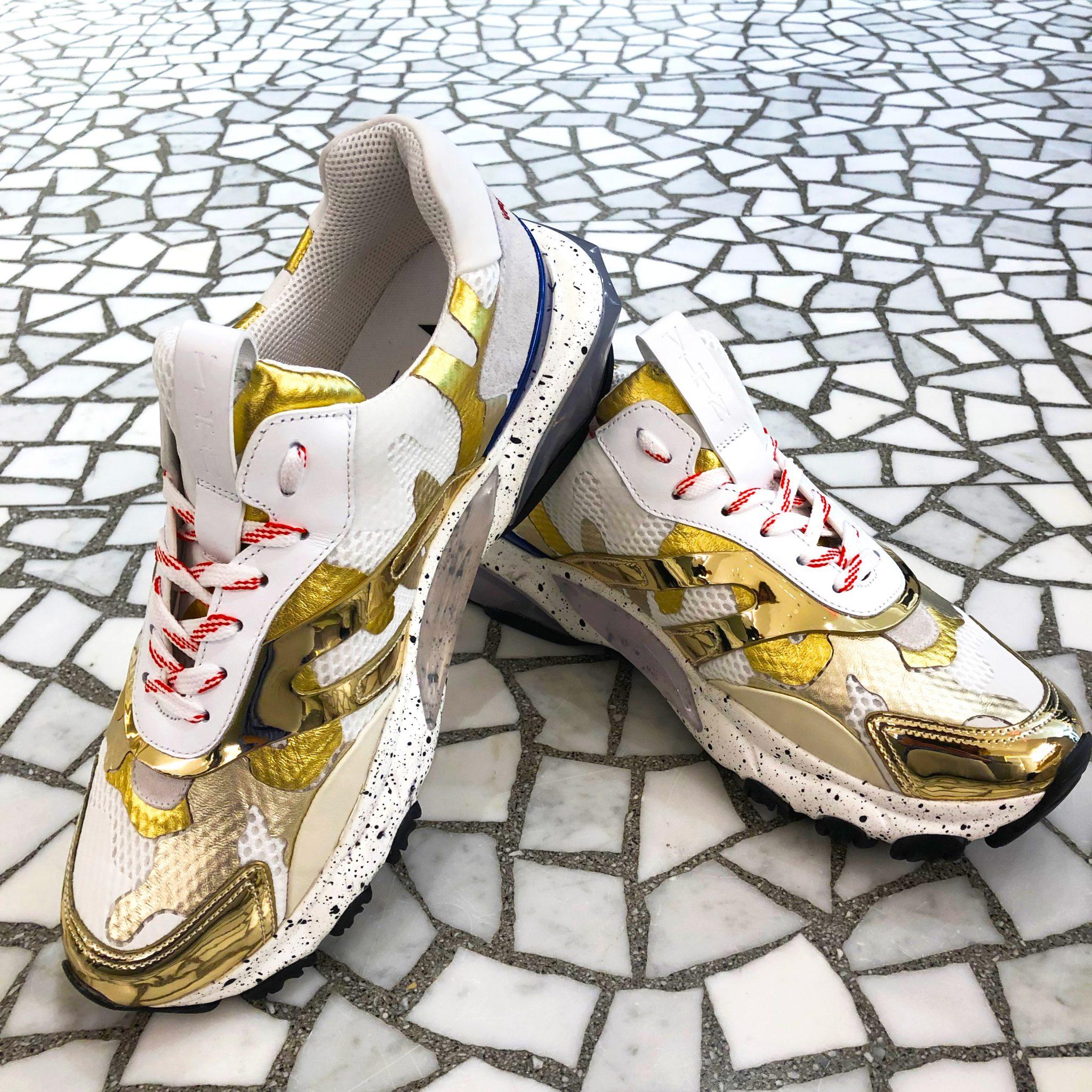 Valentino camo bounce sneakers hotsell