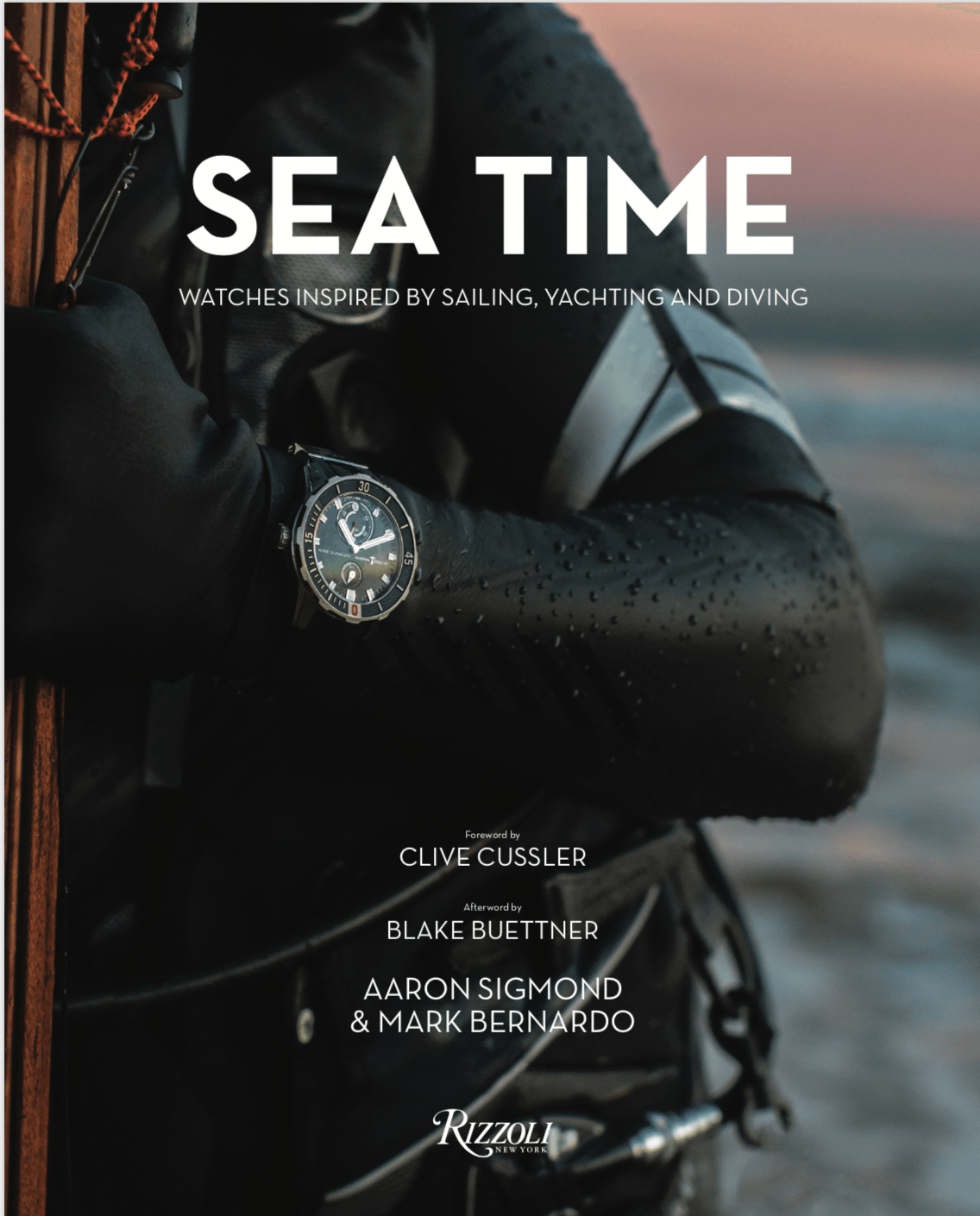Hardcover of Sea Time: Watches Inspired by Sailing, Yachting and Diving, published by Rizzoli.