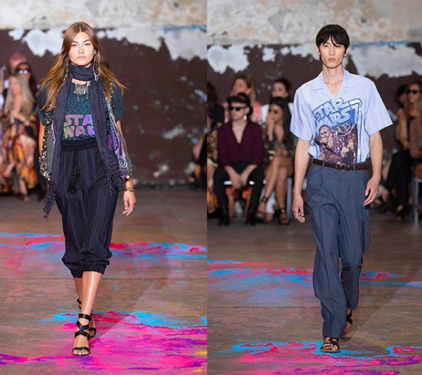 Runway looks from the ETRO X STAR WARS Capsule Collection.