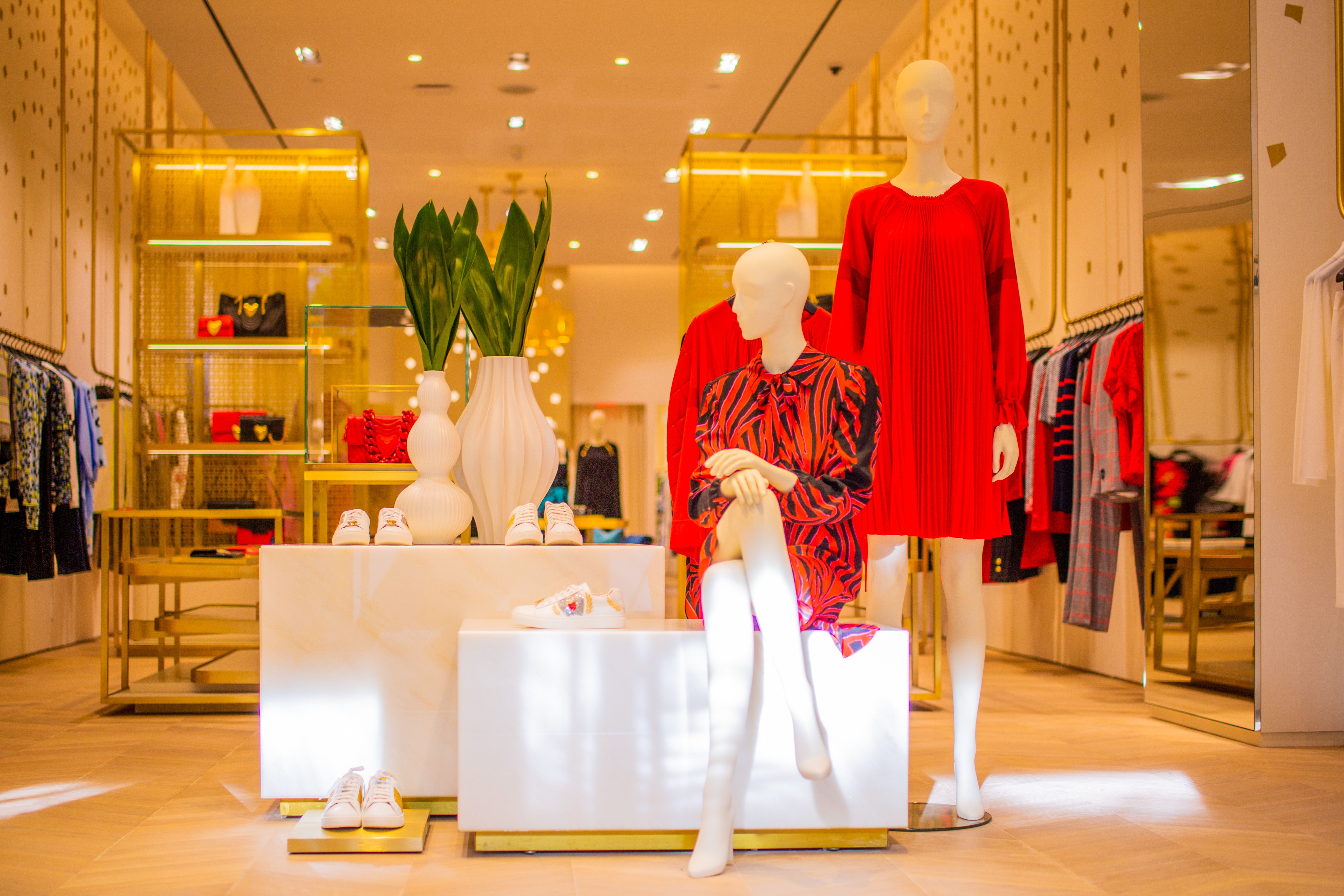 Inside the newly opened ESCADA Bal Harbour boutique featuring the Fall 2019 collection.