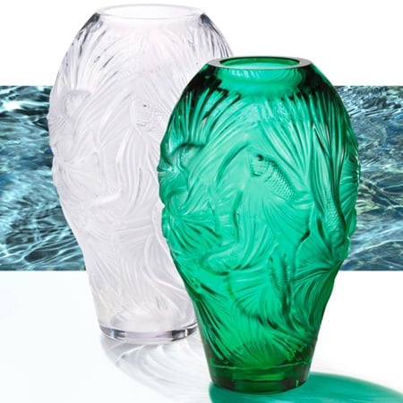Lalique-Aquatique-Vases