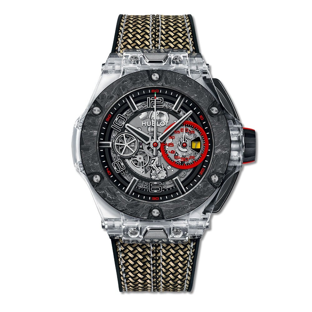 Hublot Big Bang Scuderia Ferrari 90th Anniversary Sapphire 45 mm.