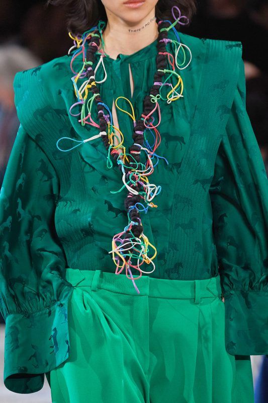 Stella McCartney Fall 2019 runway necklace