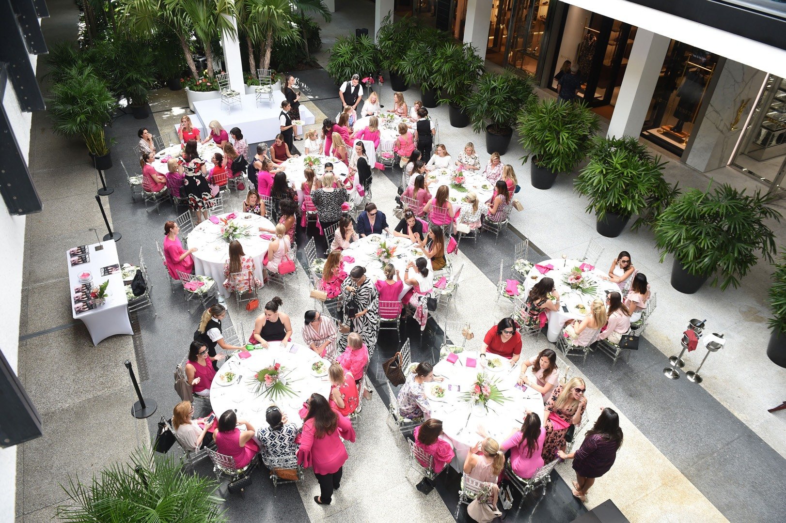 Inaugural Miami Hot Pink Luncheon Honoring the Breast Cancer Research Foundation.