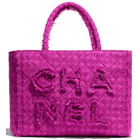 Chanel large zipped shopping bag sale