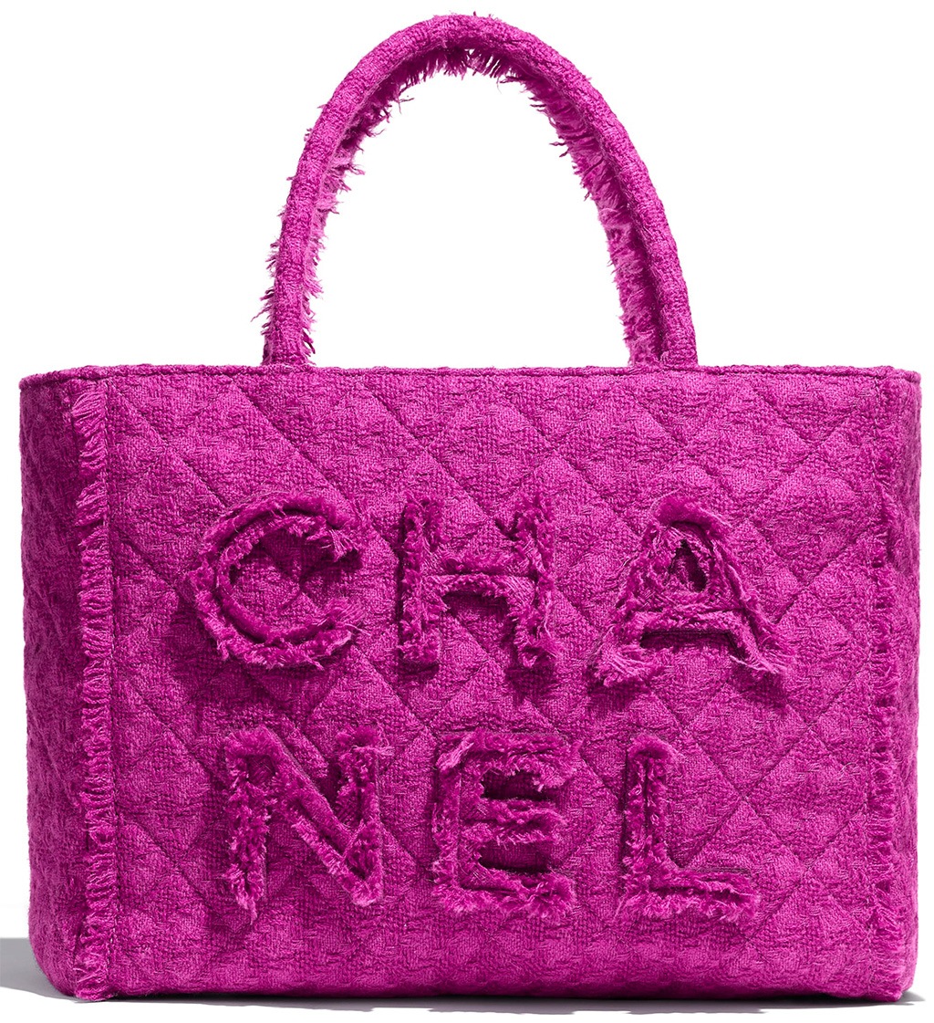 Chanel Large Zipped Shopping Bag in Fuchsia