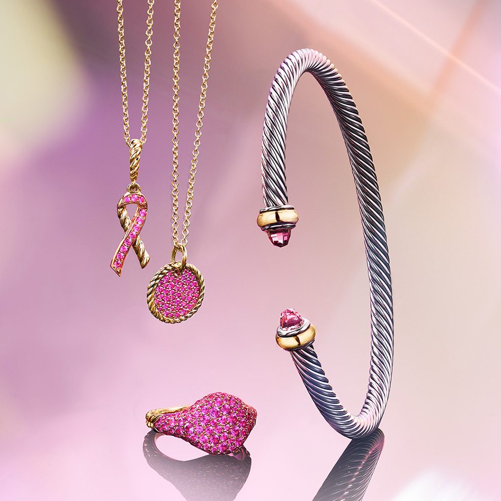 Pink designs created to help support the Breast Cancer Research Foundation®