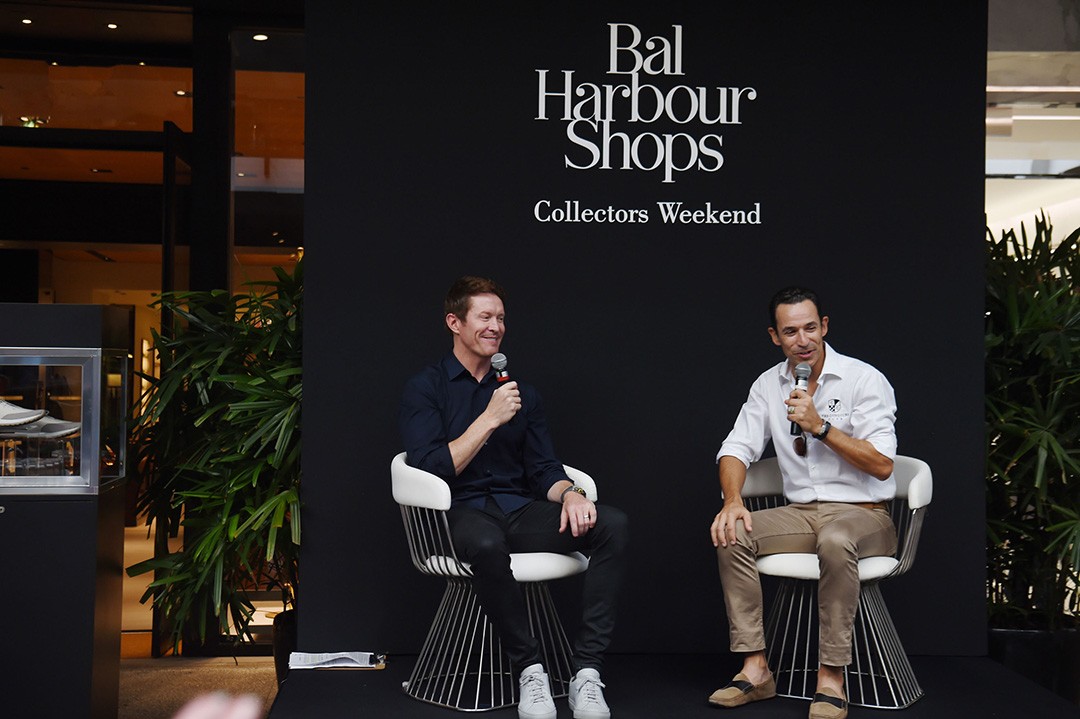 Scott Dixon & Helio Castroneves speaking