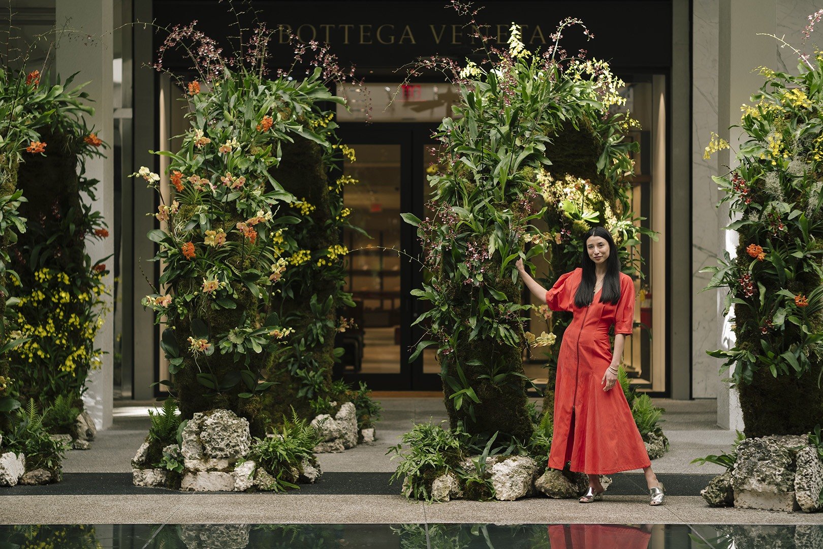 'Moongates' Landscape Art Installation at Bal Harbour Shops by Lily Kwong. Photograph by Gesi Schilling
