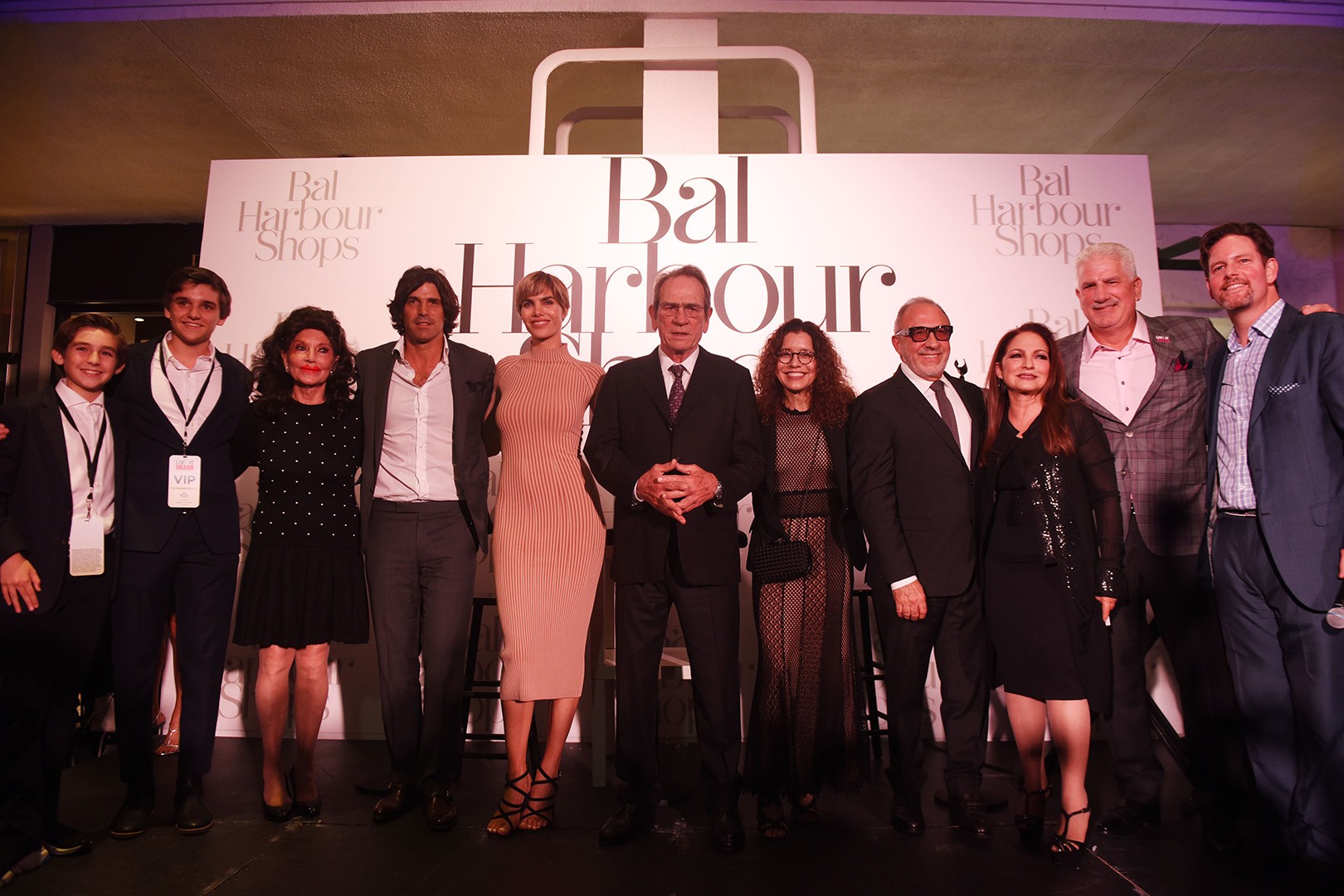 Austin Sayfie Aagaard, Anders Sayfie Aagaard, Christine E. Lynn, Nacho Figueras, Delfina Blaquier, Tommy Lee Jones, Dawn Jones, Emilio Estefan, Gloria Estefan, Rodney Bareto and Matthew Whitman Lazenby