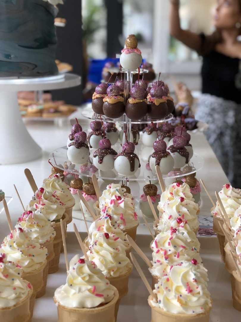 ice cream inspired baked goods by Sweet by Angelica for ICE CREAM WE LOVE 2020