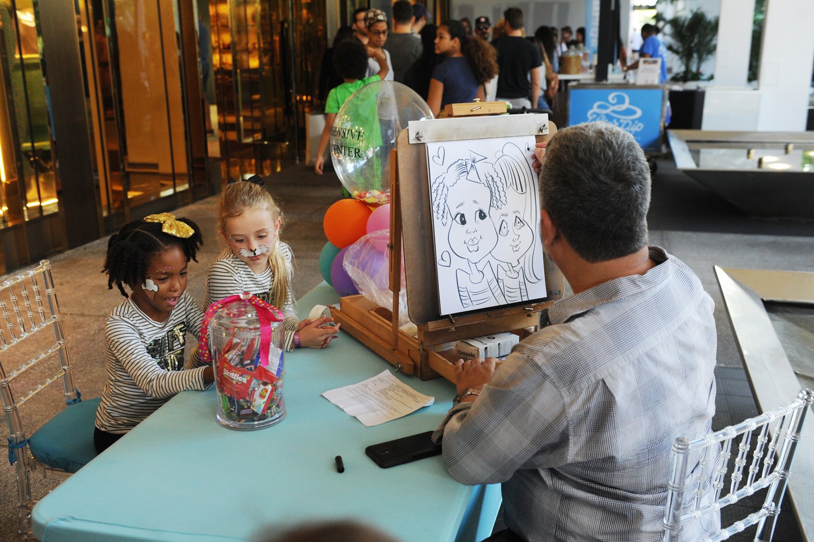 Caricature activation on Level 2 celebrating ICE CREAM WE LOVE 2020