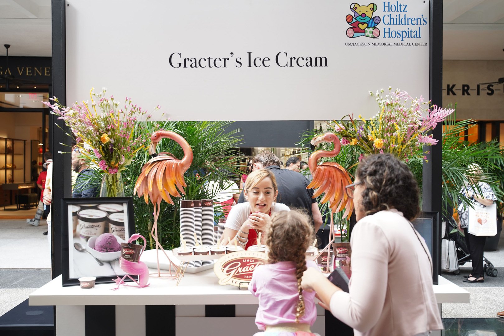 Graeter's ice cream booth
