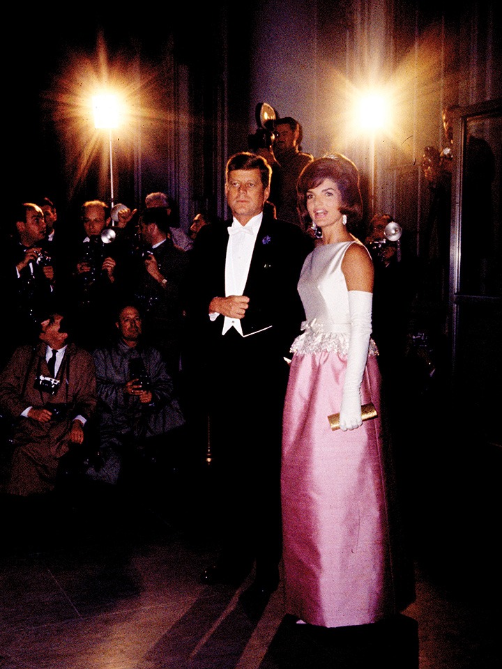 President John F. Kennedy and First Lady Jacqueline Kennedy. Photographed by © Steve Shapiro.