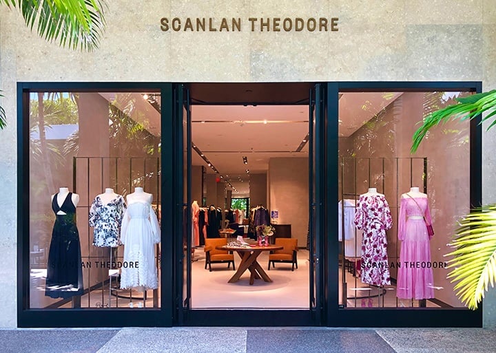 Outside Scanlan Theodore Bal Harbour’s new storefront