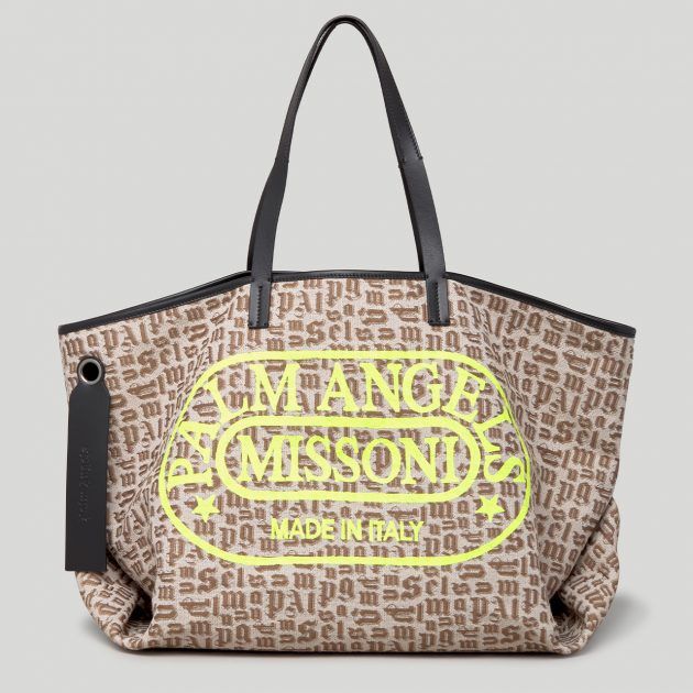 Missoni cabas bag with monogram logo print