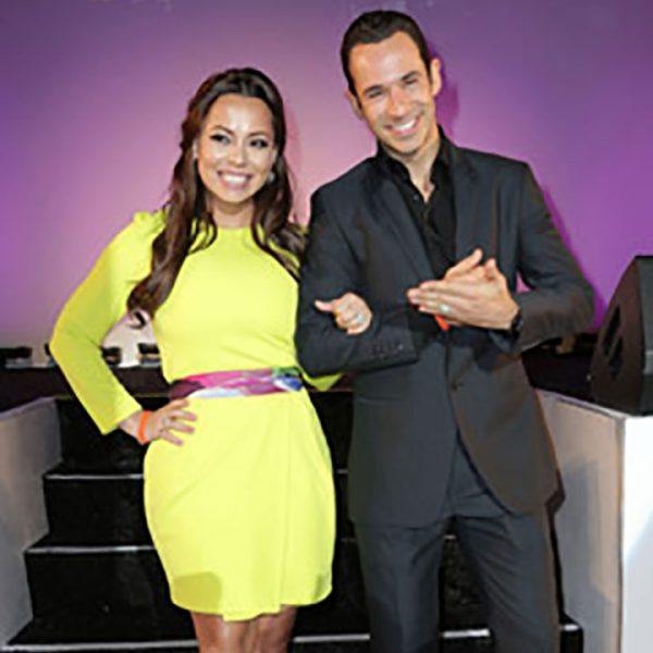 Adrienne Bosh and Helio Castroneves