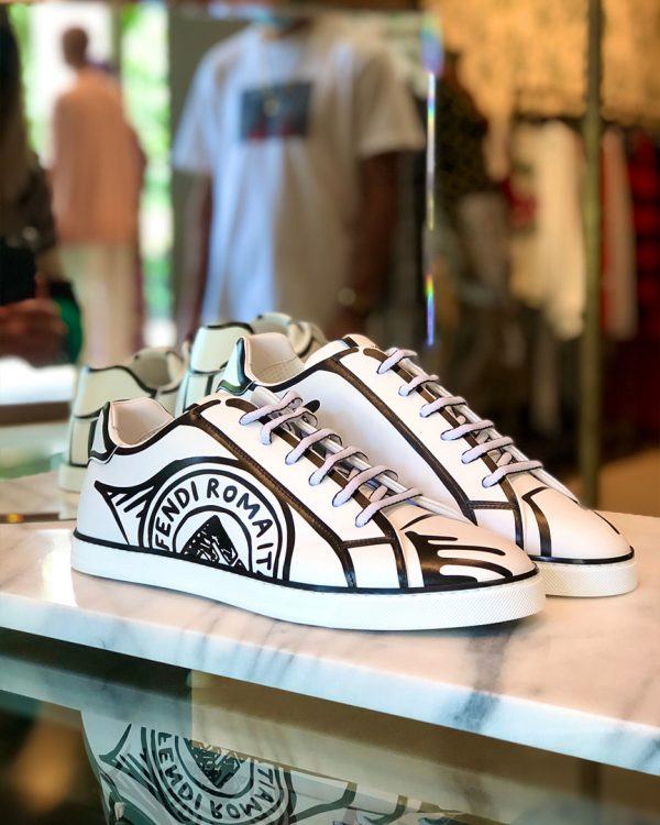 Fendi x Joshua Vides Black & White sneaker