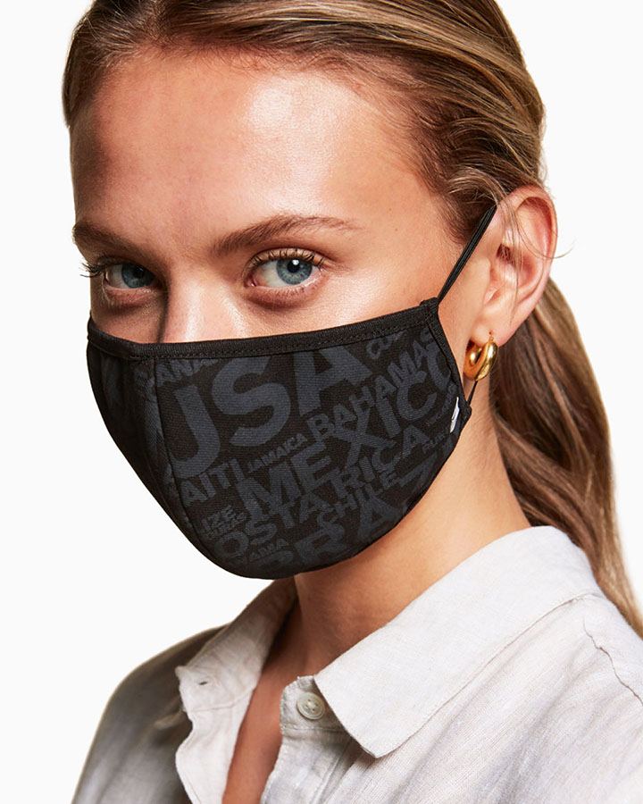 James Perse Global Graphic Mask