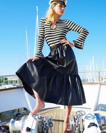 A Look from PINKO’s A New Marina Special Capsule Collection