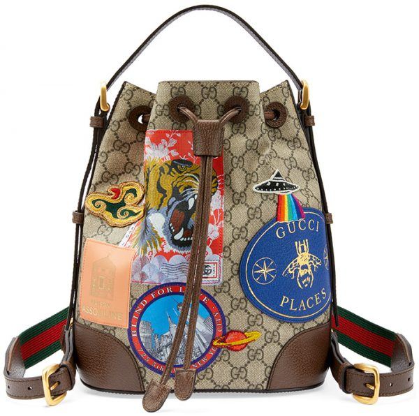 Exclusive: Gucci Places for Maison Assouline featuring the Gucci Courier backpack.