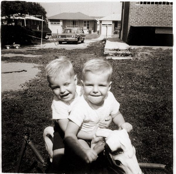 Dan and Dean Caten childhood photo taken in Canada circa mid 1960’s.