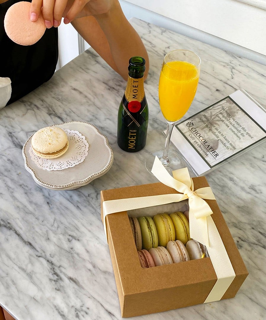 Macaron gift set available at Chocolatier Bal Harbour.