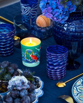 Diptyque Holiday Collection featuring the Moonlit Fir candle.