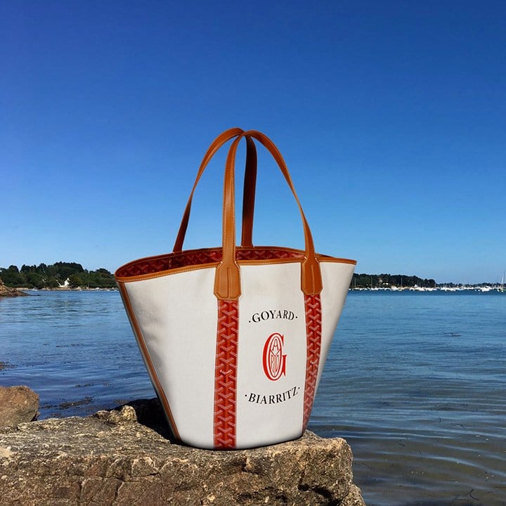 Goyard’s Limited Edition Belharra Biarritz Bag.