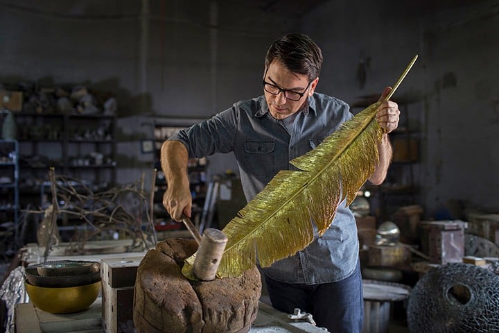 Michael Aram's sculptures are handmade, and individually crafted so that no two are ever exactly alike.