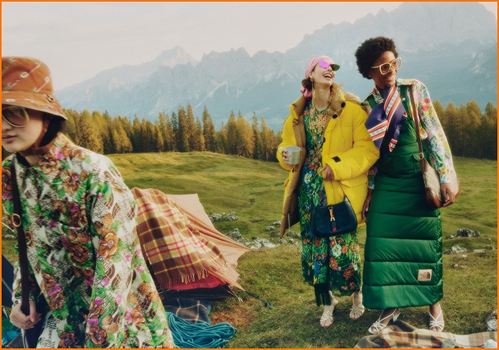 The North Face X Gucci Collection Campaign