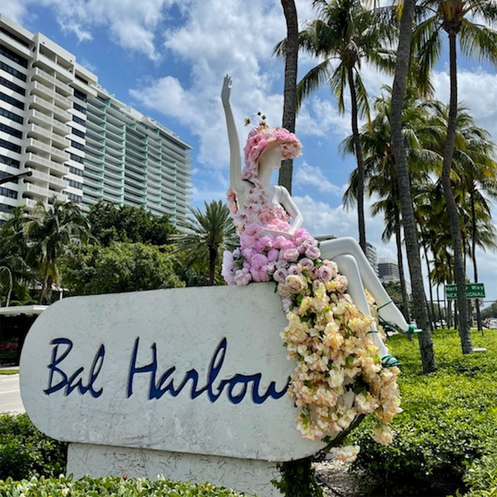 North Bal Harbour Village Mannequin by S. Dulcio Florals & Design