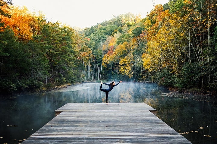 Blackberry Mountain is the recently-opened sister property to the beloved Blackberry Farm, both in eastern Tennessee. Activities abound here, including sunrise yoga, bouldering, mountain biking and, in what sounds especially enticing to help clear your mind, creek-side meditation and forest bathing. Courtesy Blackberry Mountain.