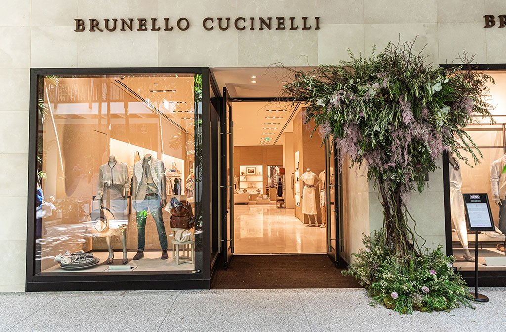 Brunello Cucinelli Doorway Created by Design by LRH. Photo by Olga Miljko