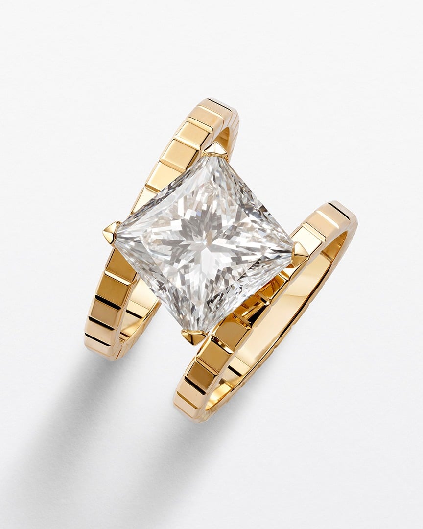 Chopard ring from the “Ice Cube High Jewelry Collection”.