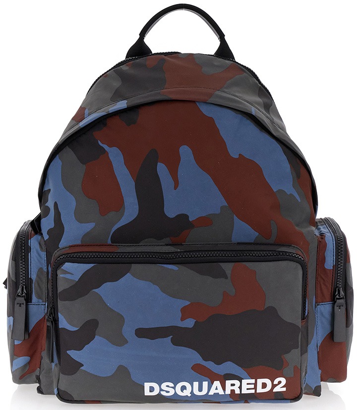 Dsquared2 Camouflage Backpack.