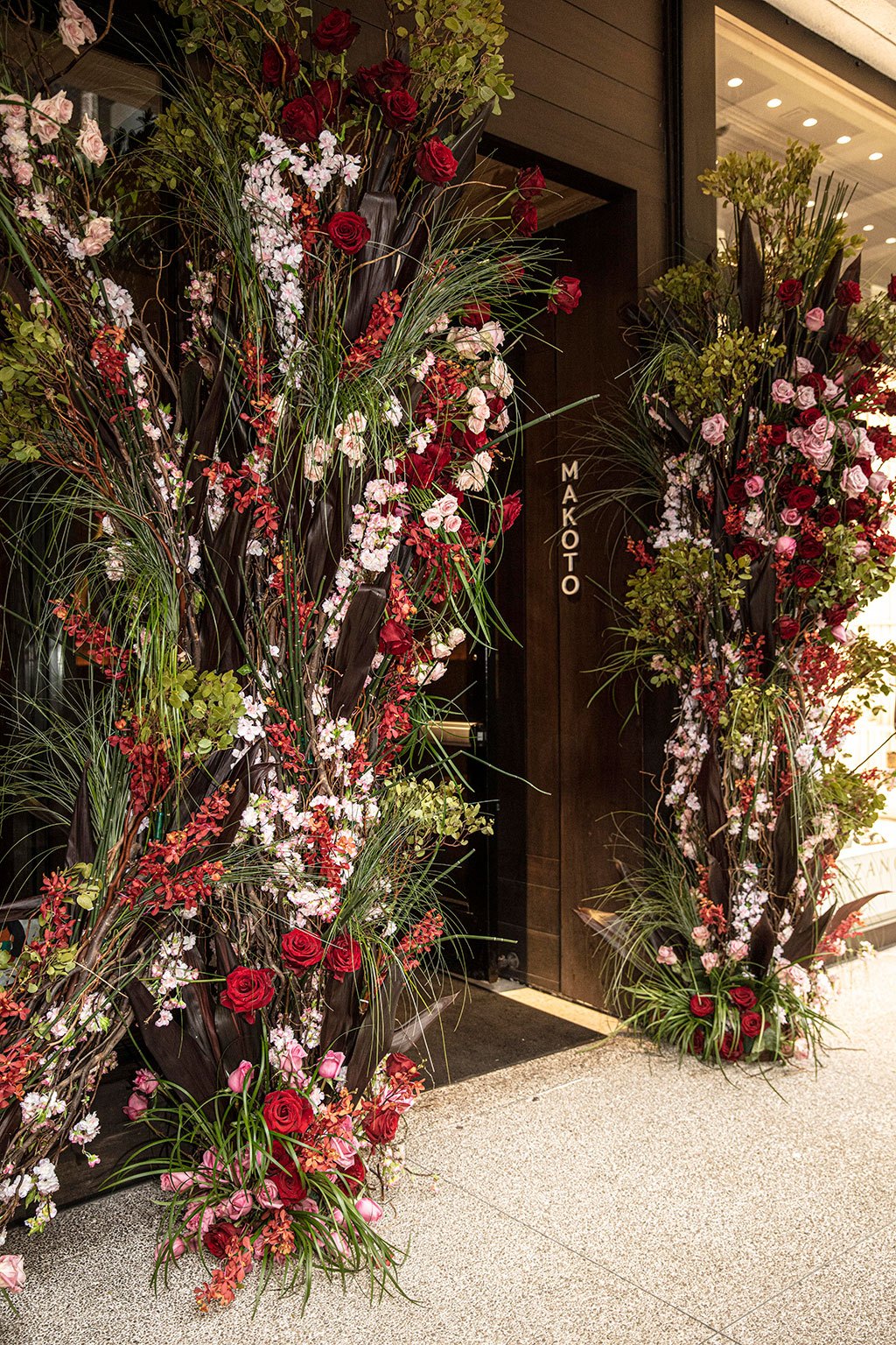 Makoto Doorway Created by A Lavish Event Design. Photo by Theodora Richter