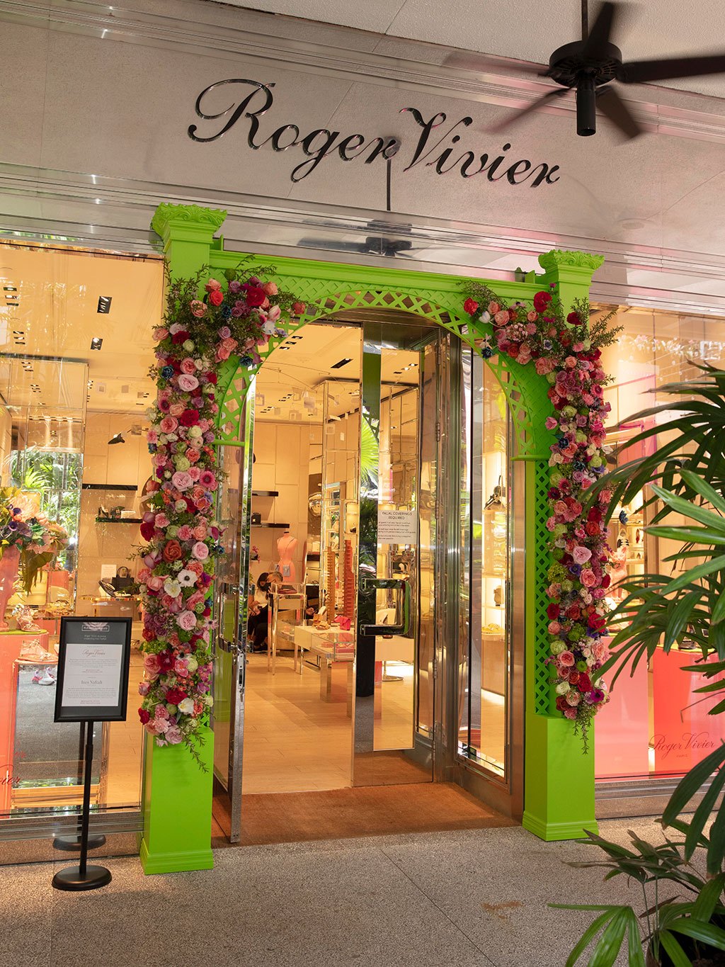 Roger Vivier Doorway Created by Ines Naftali. Photo by Theodora Richter